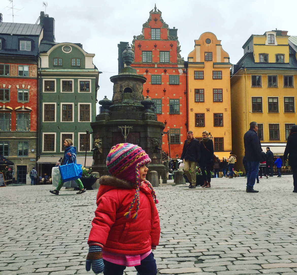 Stockholm with kid