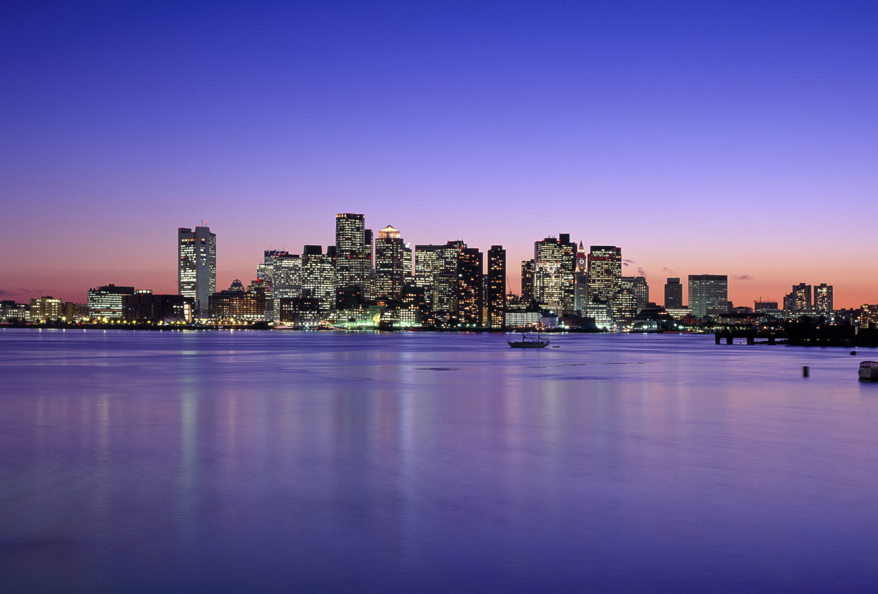 Sunset in Boston